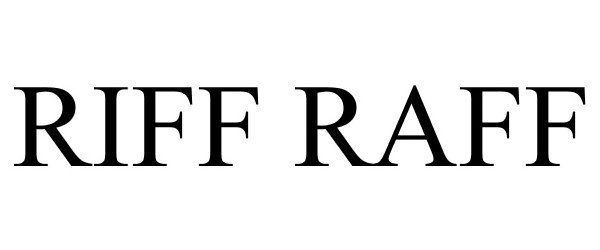 Trademark Logo RIFF RAFF