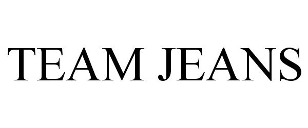 Trademark Logo TEAM JEANS