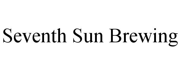 Trademark Logo SEVENTH SUN BREWING