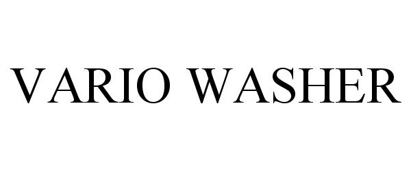Trademark Logo VARIO WASHER