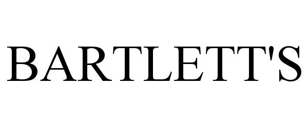  BARTLETT'S