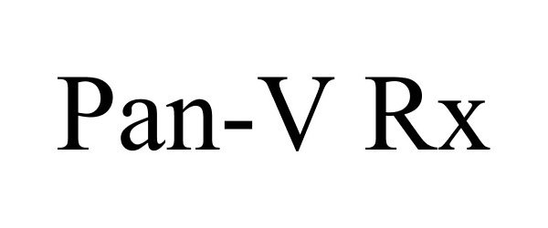 Trademark Logo PAN-V RX