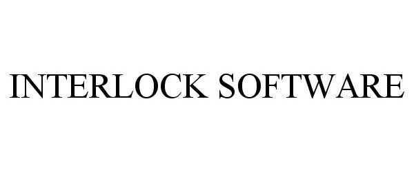 Trademark Logo INTERLOCK SOFTWARE