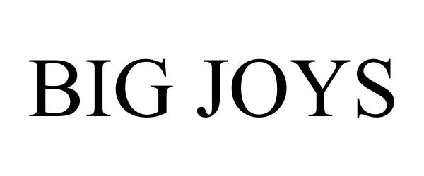 Trademark Logo BIG JOYS