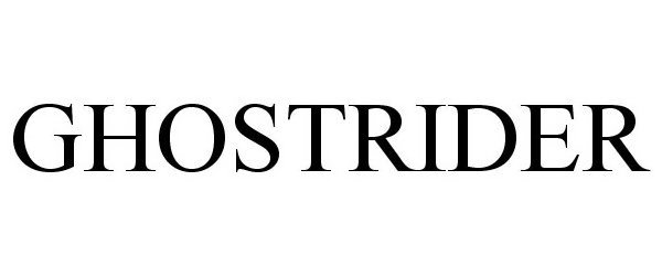 Trademark Logo GHOSTRIDER