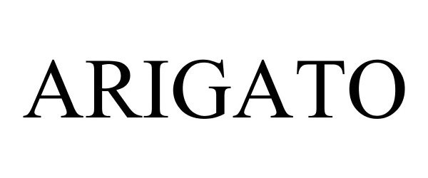 Trademark Logo ARIGATO