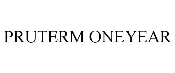 Trademark Logo PRUTERM ONEYEAR