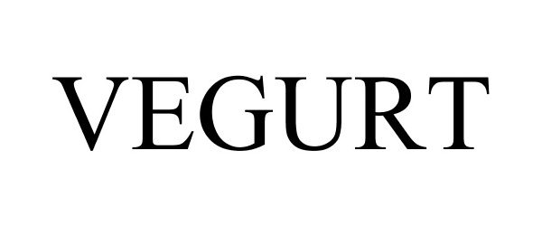 Trademark Logo VEGURT
