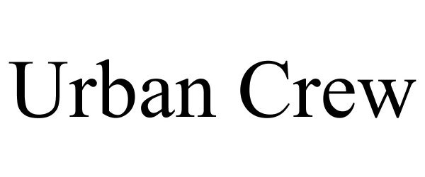 Trademark Logo URBAN CREW