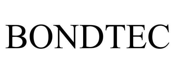 Trademark Logo BONDTEC