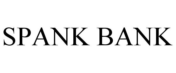 Trademark Logo SPANK BANK