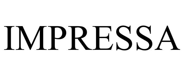 Trademark Logo IMPRESSA