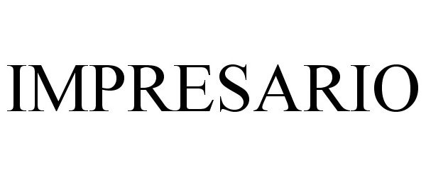 Trademark Logo IMPRESARIO