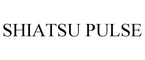 Trademark Logo SHIATSU PULSE