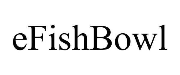 Trademark Logo EFISHBOWL