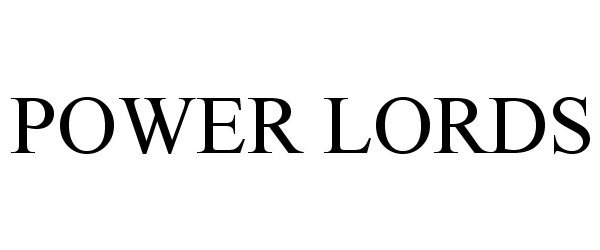 Trademark Logo POWER LORDS