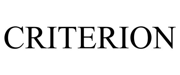 Trademark Logo CRITERION