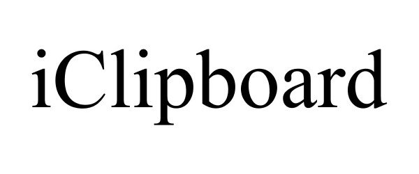 Trademark Logo ICLIPBOARD