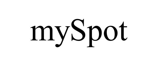 Trademark Logo MYSPOT