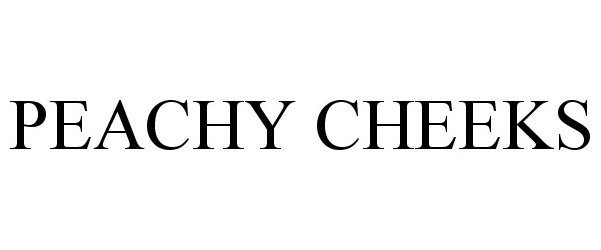 Trademark Logo PEACHY CHEEKS