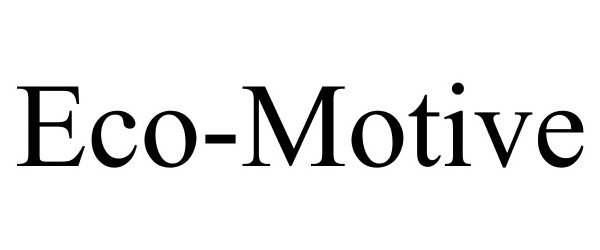 Trademark Logo ECO-MOTIVE