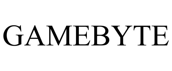 Trademark Logo GAMEBYTE