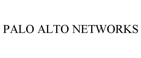 Trademark Logo PALO ALTO NETWORKS