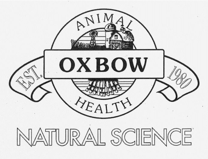  OXBOW ANIMAL HEALTH EST. 1980 NATURAL SCIENCE