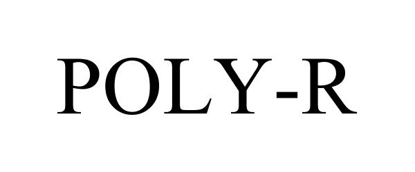 Trademark Logo POLY-R