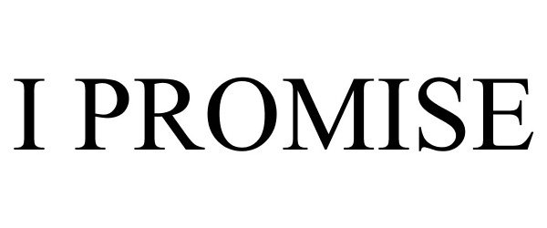 Trademark Logo I PROMISE