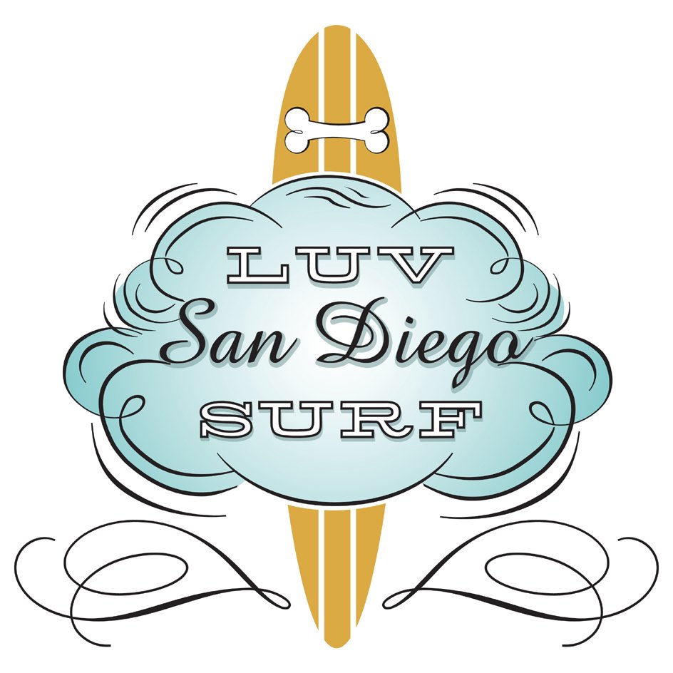 Trademark Logo LUV SAN DIEGO SURF