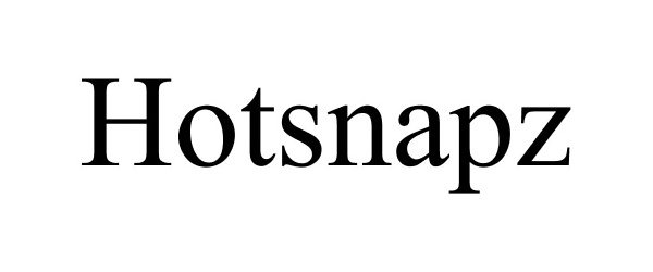 Trademark Logo HOTSNAPZ