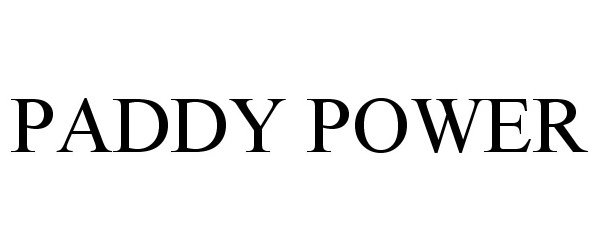  PADDY POWER