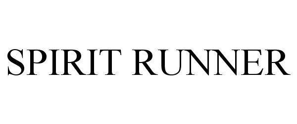 Trademark Logo SPIRIT RUNNER