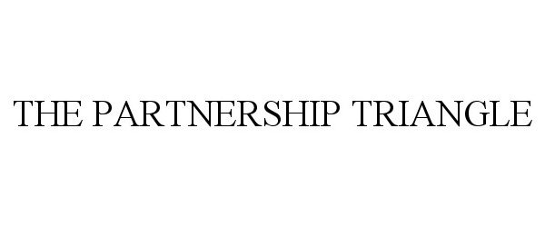 Trademark Logo THE PARTNERSHIP TRIANGLE