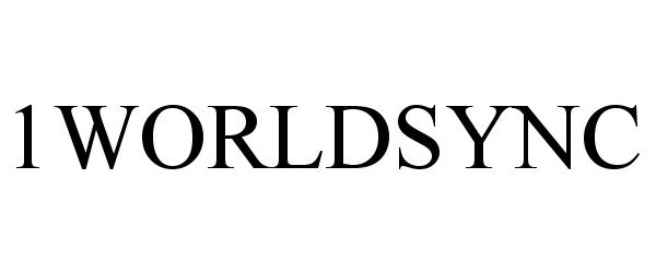 Trademark Logo 1WORLDSYNC