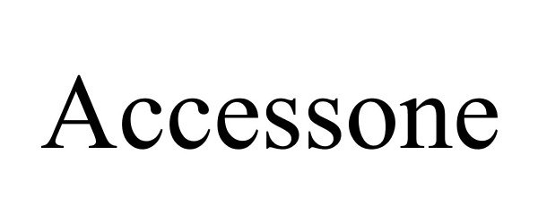 Trademark Logo ACCESSONE