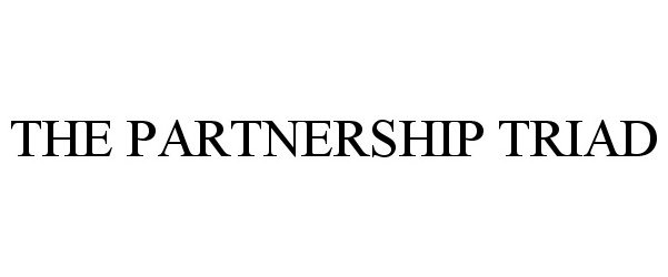 Trademark Logo THE PARTNERSHIP TRIAD