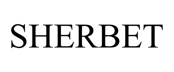 Trademark Logo SHERBET