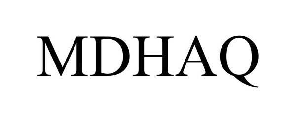 Trademark Logo MDHAQ