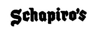  SCHAPIRO'S