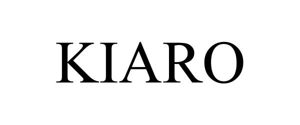 Trademark Logo KIARO