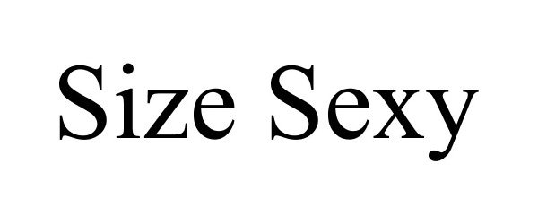 Trademark Logo SIZE SEXY