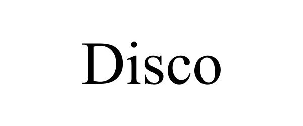 Trademark Logo DISCO