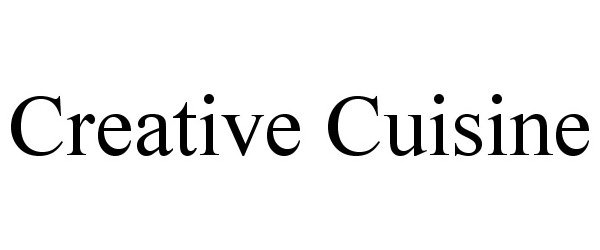 Trademark Logo CREATIVE CUISINE