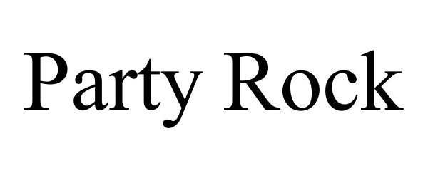 Trademark Logo PARTY ROCK