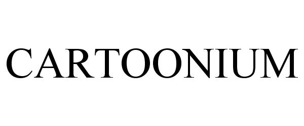Trademark Logo CARTOONIUM
