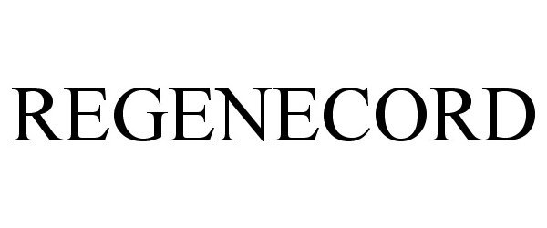 Trademark Logo REGENECORD