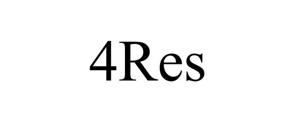 Trademark Logo 4RES