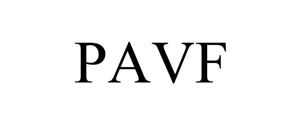 Trademark Logo PAVF